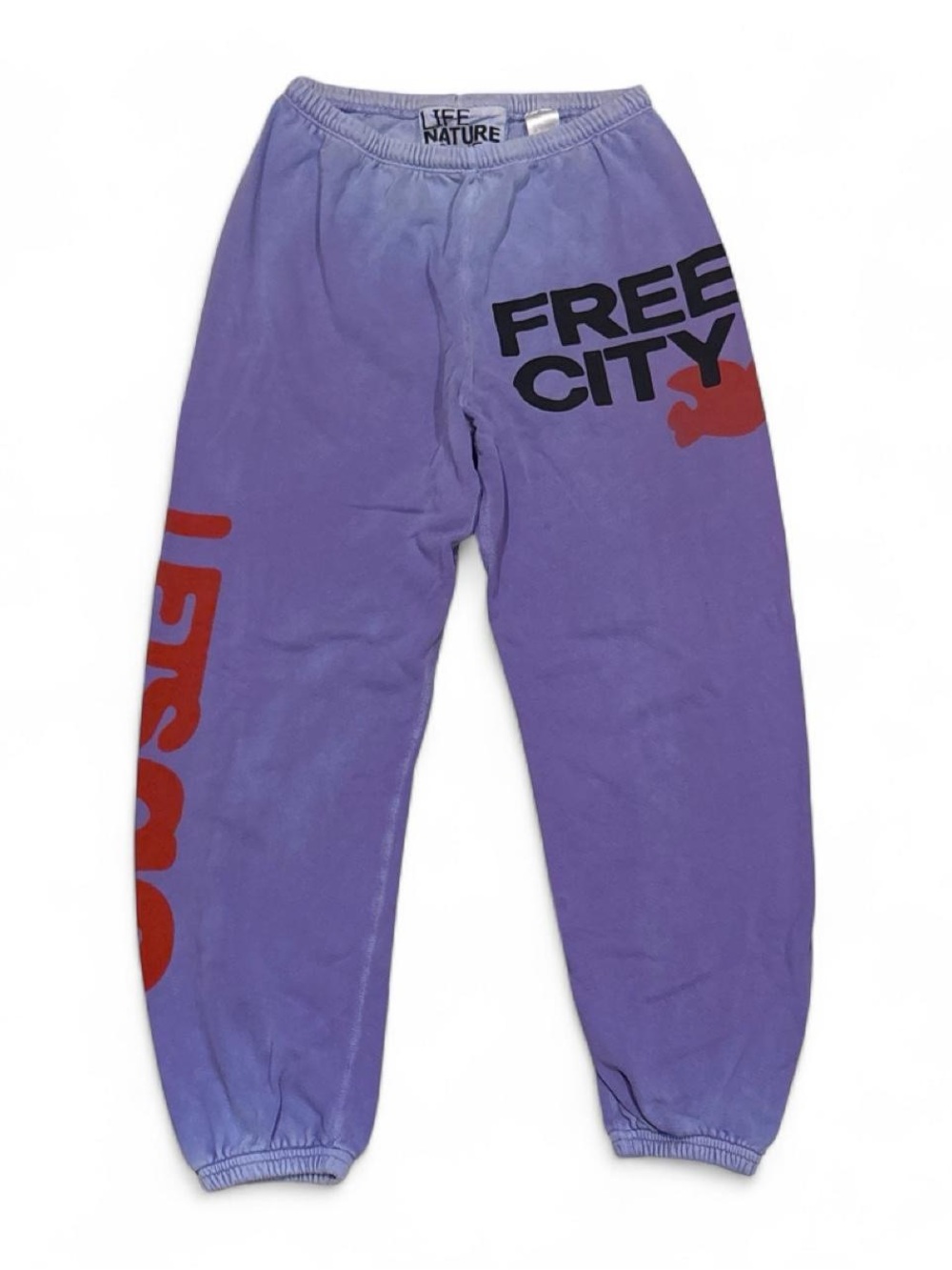 Free City Lets Go sweatpants in faded purple